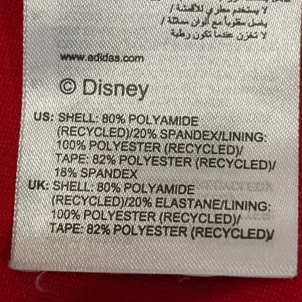 Disney‎ Adidas Mickey Monogram Collab Size S 6-7Y One Piece HR7444